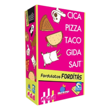 Blue Orange Cica, pizza, taco, gida, sajt? - Fordulatos fordítás parti kártyajáték társasjáték
