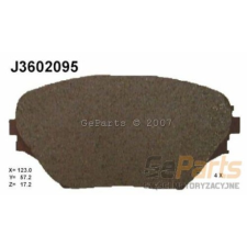 BLUE PRINT fékbetét készlet 123mm,123,1mm,61mm,60,9mm,elsőtengely fékbetét