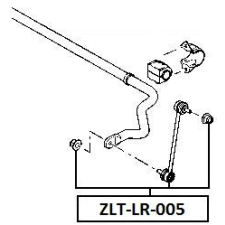 BLUE PRINT stabilizátor rúd gömbfej hátsó tengely bal,hátsó tengely jobb autóalkatrész