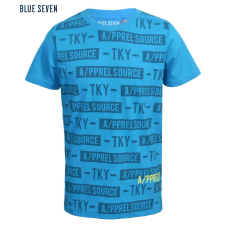 Blue Seven póló feliratos kék 10 év (140 cm) gyerek póló