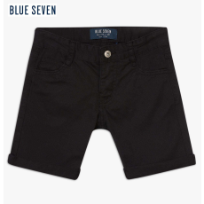 Blue Seven zsebes pamut short fekete 16 év (176 cm)