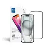  Blue Star Apple iPhone 15/16 Plus 5D teljes kijelzős tempered glass kijelzővédő üvegfólia, fekete