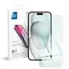 Blue Star Apple iPhone 15 Plus / 16 Plus, Kijelzővédő fólia, ütésálló fólia (az íves részre NEM hajlik rá!), Tempered Glass (edzett üveg), Blue Star, Clear