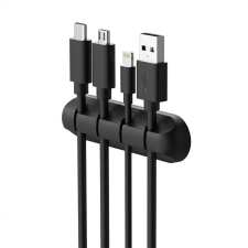Blue Star Bluestar PJ-OCZ23 szilikon kábelrendszerező 4db kábelhez, fekete tok és táska
