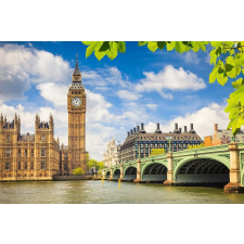  Blueback MAT Big Ben tavasszal fotótapéta, 250 x 200 cm tapéta, díszléc és más dekoráció