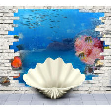  Blueback MAT Fotótapéta, 250 x 200 cm, Kagyló és óceán tapéta, díszléc és más dekoráció