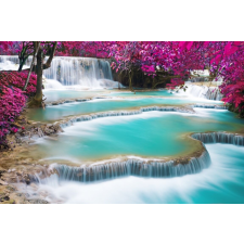  Blueback MAT Fotótapéta, 250 x 200 cm, Türkiz vízesés tapéta, díszléc és más dekoráció