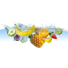  Blueback MAT fotótapéta, Gyümölcsök és fröccsenések, 250 x 200 cm tapéta, díszléc és más dekoráció