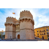  Blueback MAT fotótapéta, Város- Torres de Serranos torony, Velence, 300 x 200 cm