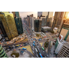  Blueback MAT Nyomtatott tapéta, Seoul, 220 x 135 cm tapéta, díszléc és más dekoráció