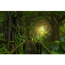  Blueback MAT Nyomtatott tapéta, világos dzsungel, 250 x 200 cm tapéta, díszléc és más dekoráció