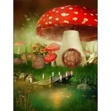  Blueback MAT tapéta, gombaház, 200 x 255 cm tapéta, díszléc és más dekoráció