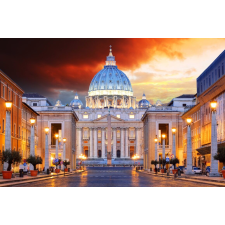  Blueback MAT tapéta, Vatikán a római napfelkeltében, 300 x 200 cm tapéta, díszléc és más dekoráció