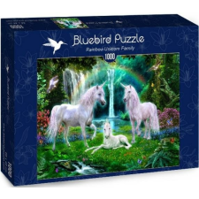 Bluebird 1000 db-os puzzle - Rainbow Unicorn Family (70193) puzzle, kirakós