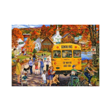 Bluebird 2000 db-os puzzle - The School Bus (90748) puzzle, kirakós