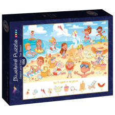Bluebird Kids 104 db-os puzzle - Search and Find - The Beach (90056) puzzle, kirakós