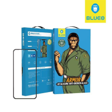 Blueo Apple iPhone 12 Mini Blueo Armor Silicon Edge 3D Üvegfólia - Fekete mobiltelefon kellék