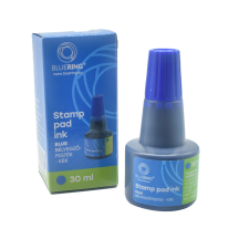 BLUERING Bélyegzőfesték 30ml, Bluering® Flower kék bélyegző