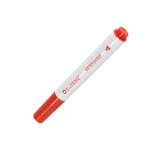 BLUERING Flipchart marker rostirón vizes kerek végű 3mm, piros (5999093895516) filctoll, marker