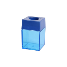 BLUERING Gemkapocstartó mágneses átlátszó test Bluering® kék fedél gemkapocs, tűzőkapocs