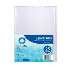 BLUERING Genotherm 'L' A4, 150 micron víztiszta Bluering® 25 db/csomag, lefűző