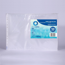 BLUERING Genotherm lefűzhető, A3, 80 micron fekvő, narancsos Bluering® 20 db/csomag, irattartó