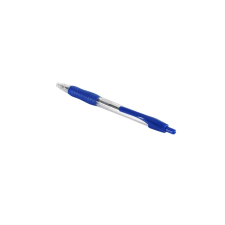 BLUERING Golyóstoll 0,7mm, gumírozott kék átlátszó test, Bluering® , írásszín kék toll