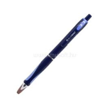 BLUERING Golyóstoll nyomógombos BlueringR V5 kék test gumírozott fogó, írásszín kék (BLUERING_45802) toll