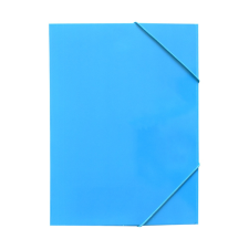 BLUERING Gumis mappa A4, 300g. karton sarok gumírozással Bluering®, kék mappa