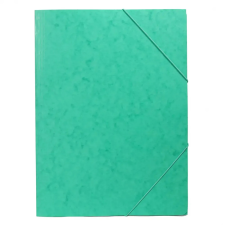 BLUERING Gumis mappa A4, festett prespán karton Bluering® zöld mappa