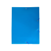 BLUERING Gumis mappa A4, műanyag Bluering® kék