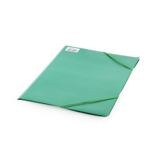 BLUERING Gumis mappa A4, műanyag Bluering® zöld mappa