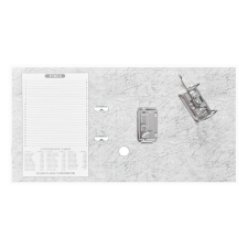 BLUERING Iratrendező A4, 5cm,lapraszerelt, Bluering® Smart fehér mappa