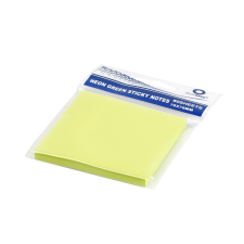 BLUERING Jegyzettömb öntapadó, 76x76mm, 80lap, Bluering® , neon zöld post-it