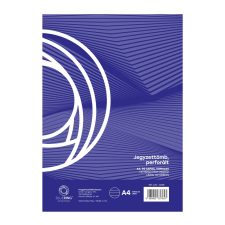 BLUERING Jegyzettömb perforált, A4, 50lap, vonalas (5999093837653) jegyzettömb