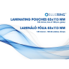 BLUERING Lamináló fólia 83x113mm, 125 micron 100 db/doboz, Bluering®