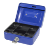 BLUERING Pénzkazetta fém 125x55x95 mm kicsi Bluering® kék