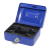 BLUERING Pénzkazetta fém 125x55x95 mm kicsi Bluering® kék