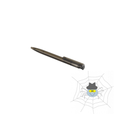 BLUERING S88 nyomógombos golyóstoll 0,8 mm fekete test - fekete írás toll