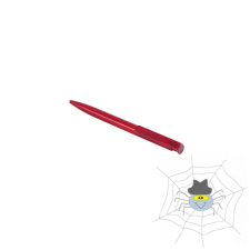 BLUERING S88 nyomógombos golyóstoll 0,8 mm piros test - piros írás toll