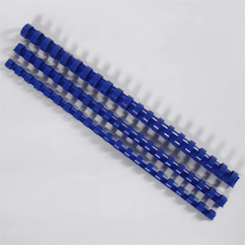 BLUERING Spirál műanyag 25mm, 50 db/doboz, bluering®, kék spirálozó gép
