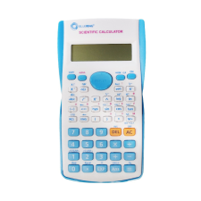 BLUERING Számológép tudományos 240 funkciós, Bluering® kék számológép