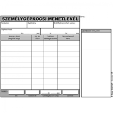 BLUERING Személygépkocsi menetlevél A5, 100lap,os D.GEPJ.36/5 Bluering® nyomtatvány