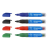 BLUERING Táblamarker 3mm, kerek, cserélhető betétes, Bluering®, 4 klf. szín