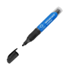 BLUERING Táblamarker 3mm, kerek, cserélhető betétes, Bluering fekete