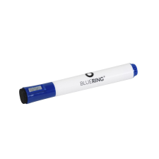 BLUERING Táblamarker 3mm, mágneses, táblatörlővel multifunkciós Bluering® kék filctoll, marker