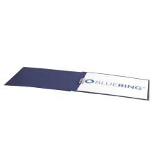 BLUERING Villámzáras mappa A3, fekvő műanyag, Bluering®, kék mappa