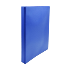 BLUERING Villámzáras mappa A4, műanyag Bluering®, kék mappa