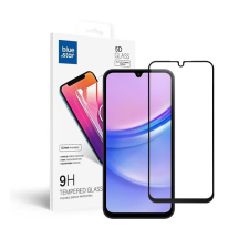 BlueStar Blue Star Samsung Galaxy A15 5G teljes kijelzős kijelzővédő üvegfólia, fekete mobiltelefon kellék
