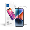 BlueStar iPhone 13 Pro Max / 14 Plus üvegfólia, tempered glass, előlapi, 5D, edzett, hajlított, fekete kerettel, BlueStar